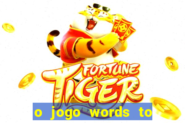 o jogo words to win paga mesmo